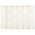 Paravan cameră, 6 panouri, crem, 240x170 x4 cm, material textil   GartenMobel Dekor
