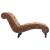 Șezlong, maro, piele întoarsă ecologică GartenMobel Dekor