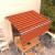 Copertină retractabilă automat cu stor, portocaliu&maro, 4x3 m  GartenMobel Dekor