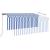 Copertină retractabilă manual cu stor&LED albastru&alb 3,5x2,5m GartenMobel Dekor