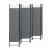 Paravan despărțitor Saragossa cu 6 panouri, 240x171 cm, gri închis