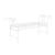 Bancă de grădină din metal alb Cossila 147x46x70 cm