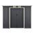 Magazie de grădină metalică 213x130x173 cm cu acoperiș într-o apă
