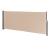 Paravan lateral retractabil pentru balcon și terasă 120x300 cm bej