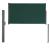 Paravan lateral retractabil 160x300 cm verde închis, pro.tec Mulhacén