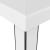 Pavilion cu acoperiș dublu & șiruri de lumini LED, alb, 3x3 m GartenMobel Dekor