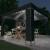 Pavilion cu acoperiș dublu & lumini LED, antracit, 3x3 m GartenMobel Dekor