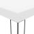 Pavilion de grădină cu șiruri de lumini LED, alb, 3x3 m GartenMobel Dekor