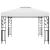 Pavilion cu șiruri de lumini LED, alb, 3x3m GartenMobel Dekor