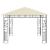 Pavilion cu plasă anti-țânțari & lumini LED crem 3x3x2,73m GartenMobel Dekor