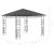 Pavilion cu plasă anti-țânțari&lumini LED, antracit, 3x3x2,73 m GartenMobel Dekor