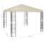 Pavilion cu șir de lumini LED, crem, 3x3 m GartenMobel Dekor