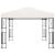 Pavilion cu șir de lumini, crem, 3x3 m, material textil GartenMobel Dekor