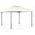 Pavilion cu șiruri de lumini LED, crem, 300x300 cm, aluminiu GartenMobel Dekor
