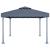 Pavilion cu perdele& lumini LED,antracit,400x300cm aluminiu GartenMobel Dekor