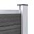 Set de panouri de gard, negru, 353 x 105 cm, WPC  GartenMobel Dekor