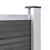 Set de panouri de gard, negru, 699 x 105 cm, WPC   GartenMobel Dekor