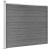 Set panouri gard, 699x146 cm, gri, WPC   GartenMobel Dekor