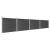 Set panouri gard, 699x146 cm, gri, WPC   GartenMobel Dekor