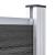 Set panouri gard, 526x146 cm, negru, WPC   GartenMobel Dekor