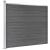 Set panouri gard, 872x146 cm, negru, WPC GartenMobel Dekor