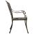 Set mobilier bistro, 3 piese, bronz, aluminiu turnat GartenMobel Dekor