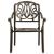 Set mobilier bistro, 3 piese, bronz, aluminiu turnat GartenMobel Dekor