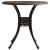 Set mobilier bistro, 3 piese, bronz, aluminiu turnat GartenMobel Dekor