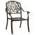 Set mobilier bistro, 3 piese, bronz, aluminiu turnat GartenMobel Dekor