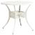Set mobilier bistro, 3 piese, alb, aluminiu turnat GartenMobel Dekor