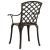 Set mobilier de bistro, 3 piese, bronz, aluminiu turnat GartenMobel Dekor