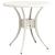 Set mobilier bistro, 5 piese, alb, aluminiu turnat GartenMobel Dekor