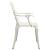 Set mobilier bistro, 5 piese, alb, aluminiu turnat GartenMobel Dekor