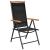 Set mobilier de grădină, 9 piese, negru, aluminiu GartenMobel Dekor
