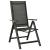 Set mobilier de grădină, 9 piese, antracit, aluminiu GartenMobel Dekor