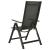 Set mobilier de grădină, 9 piese, antracit, aluminiu GartenMobel Dekor