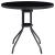 Set mobilier de exterior, 5 piese, negru, aluminiu și textilenă GartenMobel Dekor