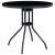 Set mobilier de exterior, 5 piese, negru, aluminiu și textilenă GartenMobel Dekor