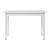 Masă de dining Den Haag albă 120x60 cm, pentru 4 persoane
