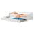 Pat sofa extensibil Kongsberg 90x200 cm cu somieră, alb