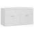 Dulap cu chiuvetă încorporată, alb, lemn prelucrat GartenMobel Dekor