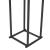Suport pentru lemne de foc Tibro din otel, 35x35x120 cm, negru