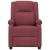 Fotoliu de masaj electric rabatabil, roșu vin, textil GartenMobel Dekor