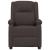 Fotoliu de masaj electric, maro închis, material textil GartenMobel Dekor