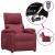 Fotoliu rabatabil electric, roșu vin, material textil GartenMobel Dekor