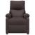 Fotoliu rabatabil electric, maro închis, material textil GartenMobel Dekor