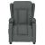 Fotoliu de masaj electric rabatabil, gri închis, textil GartenMobel Dekor