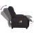 Fotoliu de masaj electric, negru, piele ecologică GartenMobel Dekor