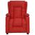 Fotoliu de masaj electric, roșu vin, piele ecologică GartenMobel Dekor