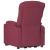 Fotoliu rabatabil electric, roșu vin, material textil GartenMobel Dekor